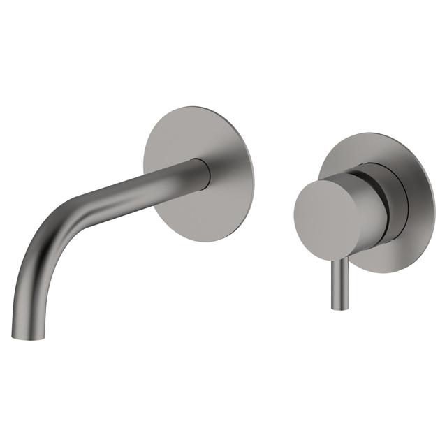 MISCELATORE LAVABO A PARETE TEOREMA KEO BRUSH NICKEL CARTUCCIA Ø 35 mm | Tecnomat MISCELATORE LAVABO A PARETE TEOREMA KEO BRUSH NICKEL CARTUCCIA Ø 35 mm | Tecnomat