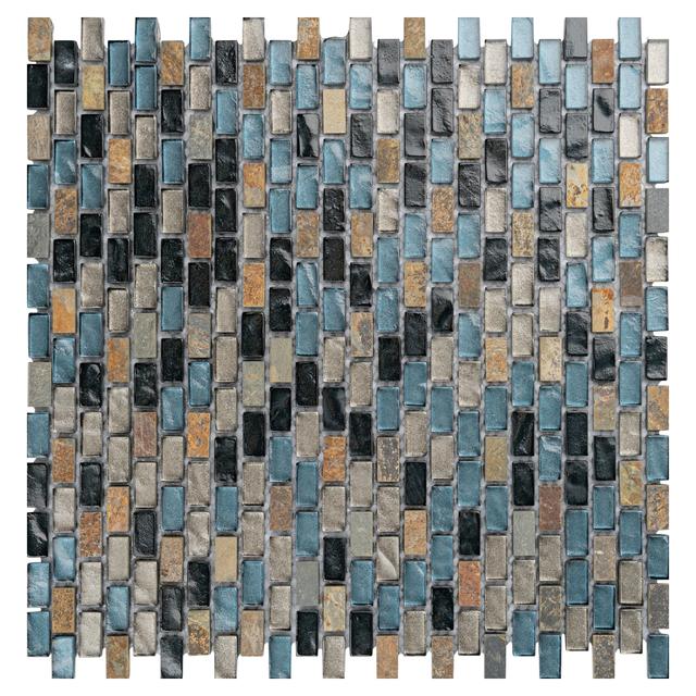 MOSAICO KILIMANGIARO 28,8x28,6x8 cm MIX MARMO E VETRO VENDITA AL FOGLIO | Tecnomat MOSAICO KILIMANGIARO 28,8x28,6x8 cm MIX MARMO E VETRO VENDITA AL FOGLIO - 2 | Tecnomat
