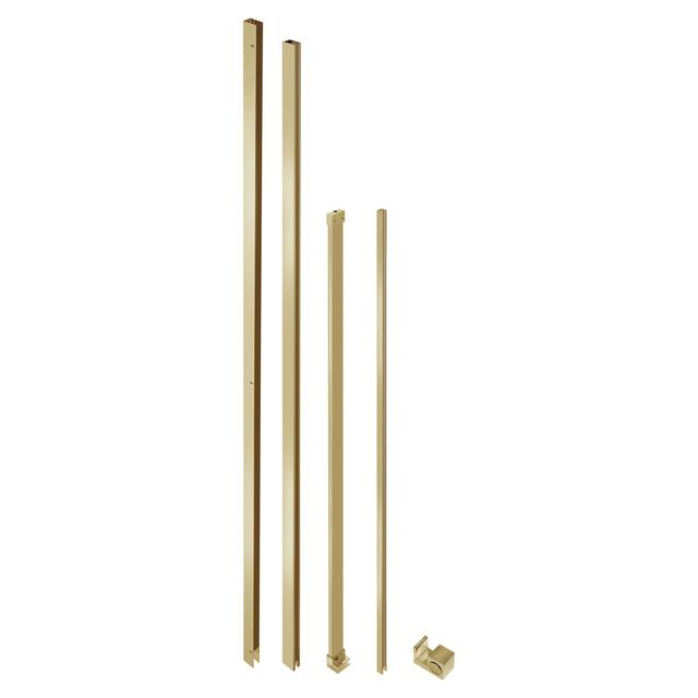 KIT PROFILI PER WALK-IN NEXMOD CON BRACCETTO IN ACCIAIO ORO SPAZZOLATO | Tecnomat KIT PROFILI PER WALK-IN NEXMOD CON BRACCETTO IN ACCIAIO ORO SPAZZOLATO | Tecnomat
