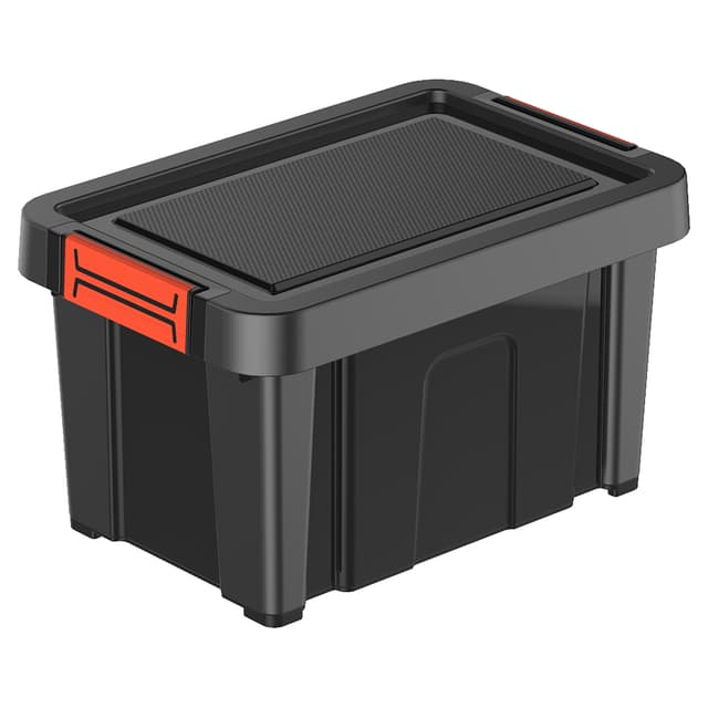 BULL BOX CON COPERCHIO 34x19,5x23 cm (LxHxP) 9 l NERO | Tecnomat BULL BOX CON COPERCHIO 34x19,5x23 cm (LxHxP) 9 l NERO - 2 | Tecnomat