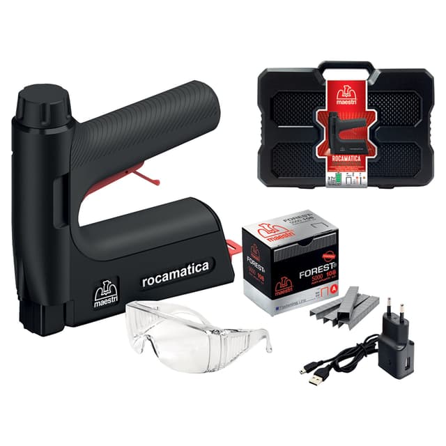 GRAFFATRICE CHIODATRICE A BATTERIA MAESTRI ROCAMATICA LITIO 3,7 V IN VALIGETTA | Tecnomat GRAFFATRICE CHIODATRICE A BATTERIA MAESTRI ROCAMATICA LITIO 3,7 V IN VALIGETTA - 2 | Tecnomat