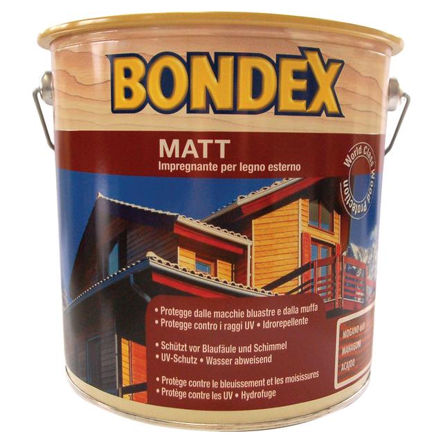IMPREGNANTE SOLVENTE BONDEX MATT 2,5 l MOGANO PRONTO ALL'USO 10-16 m² CON 1 l | Tecnomat IMPREGNANTE SOLVENTE BONDEX MATT 2,5 l MOGANO PRONTO ALL'USO 10-16 m² CON 1 l | Tecnomat