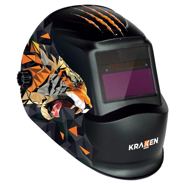 MASCHERA CASCO PER SALDATORE KRAKEN GRAFICA STEEL TIGER LCD TROU COLOR DISPLAY 90x34 mm | Tecnomat MASCHERA CASCO PER SALDATORE KRAKEN GRAFICA STEEL TIGER LCD TROU COLOR DISPLAY 90x34 mm - 2 | Tecnomat