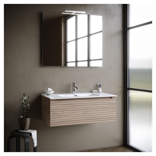 BASE PORTALAVABO LULLI DOGATA ROVERE 1 CASSETTO SOFT CLOSE 89,6x33x45,5 cm (LxHxP) | Tecnomat BASE PORTALAVABO LULLI DOGATA ROVERE 1 CASSETTO SOFT CLOSE 89,6x33x45,5 cm (LxHxP) - 2 | Tecnomat