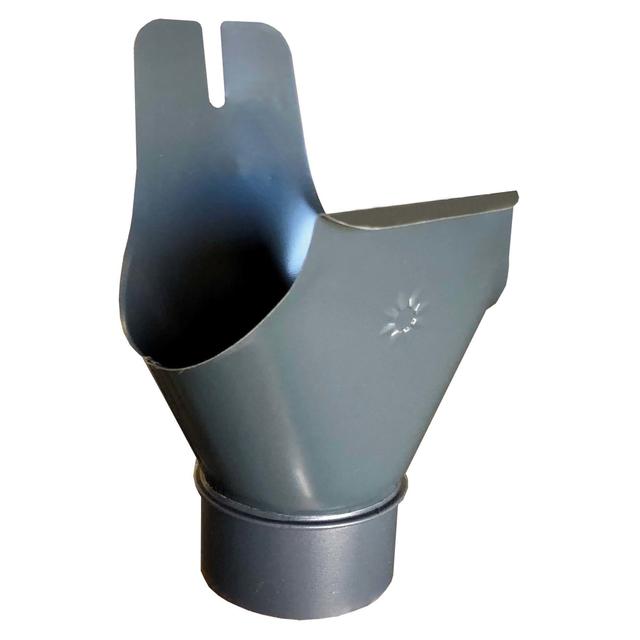 TRAMOGGIA CON SCARICO DIN 170 Ø 100 mm ANTRACITE LAMIERA PREVERNICIATA | Tecnomat TRAMOGGIA CON SCARICO DIN 170 Ø 100 mm ANTRACITE LAMIERA PREVERNICIATA | Tecnomat