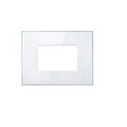 PLACCA 4BOX 3 MODULI COMPATIBILE VIMAR CON SUPPORTI PLANA ARKE EIKON IN METACRILATO BIANCO | Tecnomat PLACCA 4BOX 3 MODULI COMPATIBILE VIMAR CON SUPPORTI PLANA ARKE EIKON IN METACRILATO BIANCO | Tecnomat