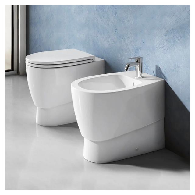 VASO DOLOMITE FILO MURO NOVELLA 2 SCARICO MULTIPLO IN CERAMICA BIANCA | Tecnomat VASO DOLOMITE FILO MURO NOVELLA 2 SCARICO MULTIPLO IN CERAMICA BIANCA - 2 | Tecnomat