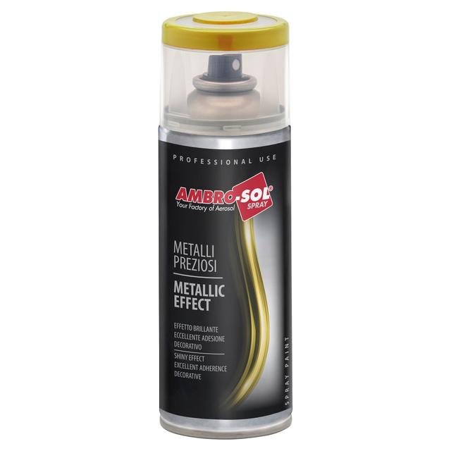 SMALTO SPRAY AMBROSOL SPECCHIANTE ORO METELLIZZATO 400 ml 5 m² CON 1 l | Tecnomat SMALTO SPRAY AMBROSOL SPECCHIANTE ORO METELLIZZATO 400 ml 5 m² CON 1 l - 2 | Tecnomat