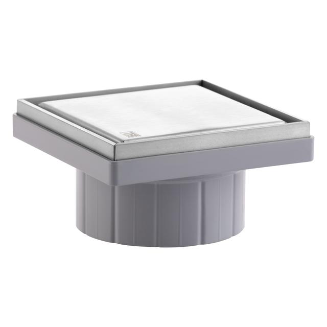 GRIGLIA PER POZZETTO DOCCIA TEA TIRANA L 110X110 mm INOX 316 CROMO PIASTRELLABILE | Tecnomat GRIGLIA PER POZZETTO DOCCIA TEA TIRANA L 110X110 mm INOX 316 CROMO PIASTRELLABILE - 2 | Tecnomat