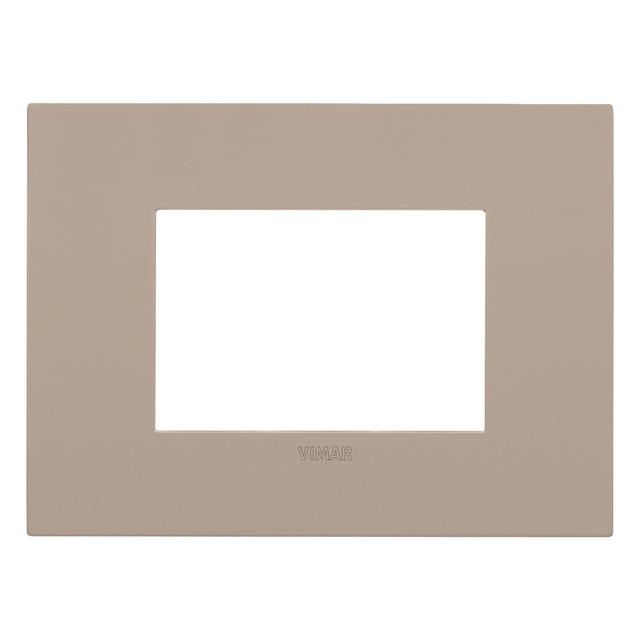 PLACCA ARKE FIT 3 MODULI TORTORA IN METALLO | Tecnomat PLACCA ARKE FIT 3 MODULI TORTORA IN METALLO | Tecnomat