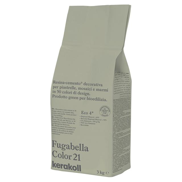 STUCCO FUGABELLA COLOR KERAKOLL 21 3 Kg FUGA 0-20 mm USO INTERNO ED ESTERNO | Tecnomat STUCCO FUGABELLA COLOR KERAKOLL 21 3 Kg FUGA 0-20 mm USO INTERNO ED ESTERNO | Tecnomat