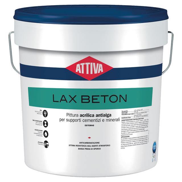 PITTURA ANTICARBONATAZIONE ATTIVA 14 l LAX BETON BASE NEUTRA 10-12 m² CON 1 l | Tecnomat PITTURA ANTICARBONATAZIONE ATTIVA 14 l LAX BETON BASE NEUTRA 10-12 m² CON 1 l | Tecnomat