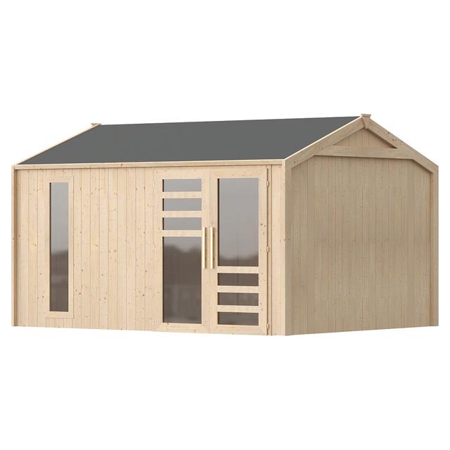 CASETTA IN LEGNO LINEA MATERIA IN ABETE ROSSO AUSTRIACO 300x400 cm | Tecnomat CASETTA IN LEGNO LINEA MATERIA IN ABETE ROSSO AUSTRIACO 300x400 cm - 2 | Tecnomat