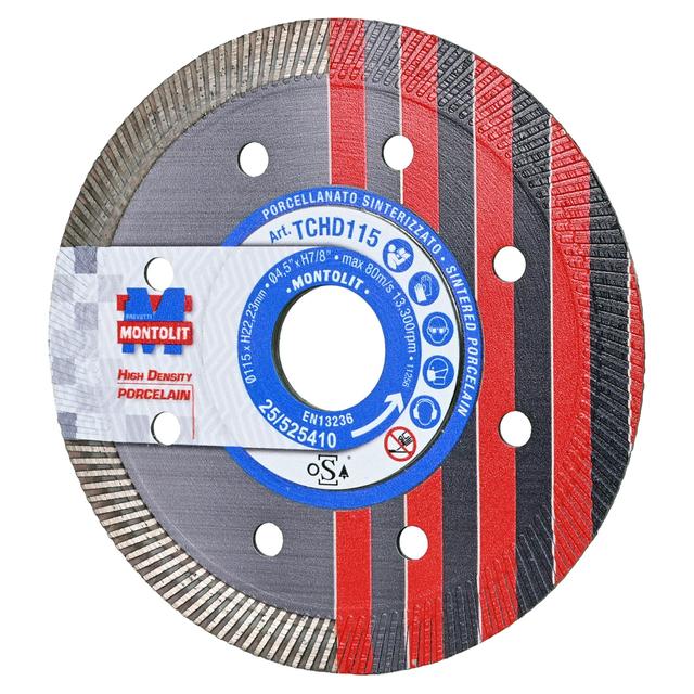DISCO DIAMANTATO MONTOLIT Ø115 mm TCHD115 PER GRES SINTERIZZATO A SECCO | Tecnomat DISCO DIAMANTATO MONTOLIT Ø115 mm TCHD115 PER GRES SINTERIZZATO A SECCO - 2 | Tecnomat