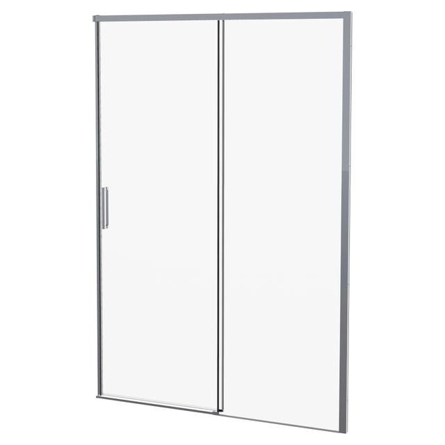 PORTA SENNA SCORREVOLE 137,5-140cm DX H 200 cm VETRO TEMPERATO 8mm TRASPARENTE PROFILI ARGENTO | Tecnomat PORTA SENNA SCORREVOLE 137,5-140cm DX H 200 cm VETRO TEMPERATO 8mm TRASPARENTE PROFILI ARGENTO | Tecnomat
