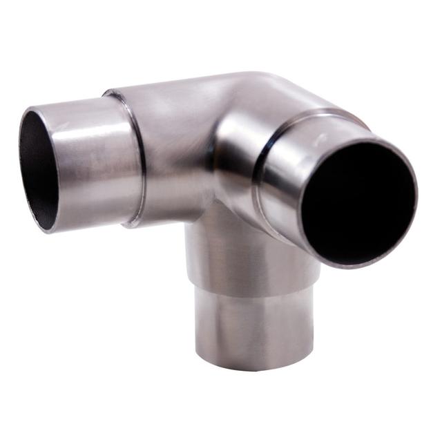 GIUNZIONE A 3 VIE A 90° INOX AISI 316 PER TUBO Ø 42,4 mm PER RINGHIERE | Tecnomat GIUNZIONE A 3 VIE A 90° INOX AISI 316 PER TUBO Ø 42,4 mm PER RINGHIERE | Tecnomat