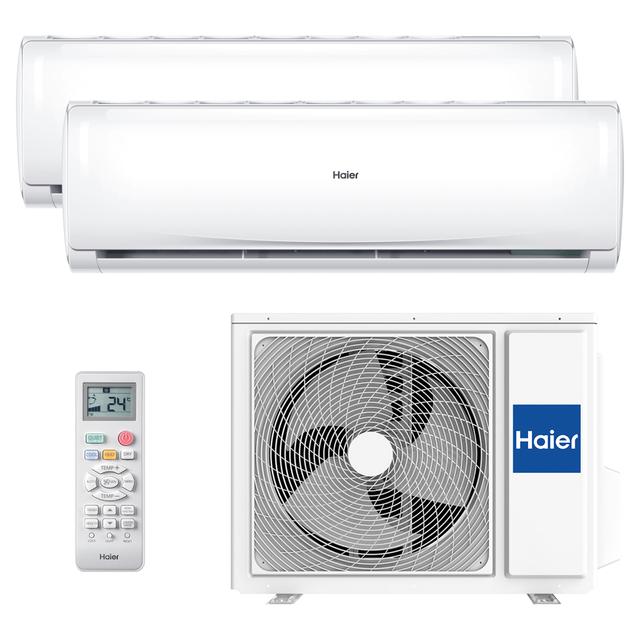 CONDIZIONATORE HAIER DUAL 9000+12000 BTU TRENDY WIFI EER 3,65 COP 3,80 A++/A+ | Tecnomat CONDIZIONATORE HAIER DUAL 9000+12000 BTU TRENDY WIFI EER 3,65 COP 3,80 A++/A+ - 2 | Tecnomat