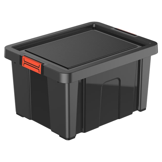 BULL BOX CON COPERCHIO 46,5x27x36 cm (LxHxP) 30 l NERO | Tecnomat BULL BOX CON COPERCHIO 46,5x27x36 cm (LxHxP) 30 l NERO - 2 | Tecnomat