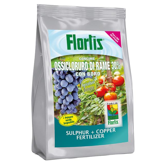 CONCIME OSSICLORURO RAME VERDE FLORTIS POLVERE BAGNABILE FINO A 600 l ACQUA Cu+B 1 kg | Tecnomat CONCIME OSSICLORURO RAME VERDE FLORTIS POLVERE BAGNABILE FINO A 600 l ACQUA Cu+B 1 kg | Tecnomat