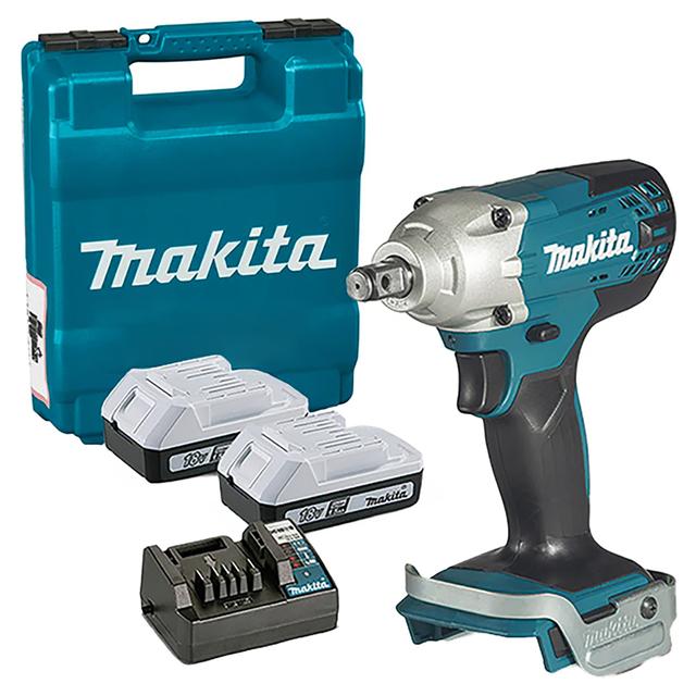 TRAPANO AVVITATORE IMPULSI MAKITA 18V TW 202D001 2 BATTERIE 2Ah 200Nm QUADRO 1/2'' | Tecnomat TRAPANO AVVITATORE IMPULSI MAKITA 18V TW 202D001 2 BATTERIE 2Ah 200Nm QUADRO 1/2'' | Tecnomat