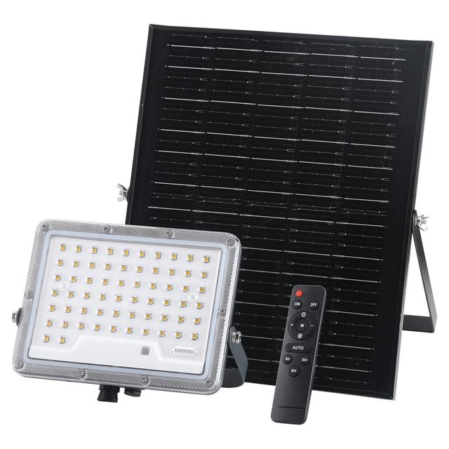 PROIETTORE SOLARE LUXEN SLL-H05100 1200lm 4000K CON PANNELLO SOLARE E TELECOMANDO IP65 | Tecnomat PROIETTORE SOLARE LUXEN SLL-H05100 1200lm 4000K CON PANNELLO SOLARE E TELECOMANDO IP65 - 2 | Tecnomat