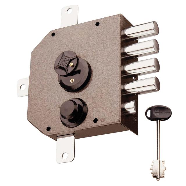 SERRATURA MOTTURA AD APPLICARE QUINTUPLA DESTRA CHIAVE DOPPIA MAPPA | Tecnomat SERRATURA MOTTURA AD APPLICARE QUINTUPLA DESTRA CHIAVE DOPPIA MAPPA - 2 | Tecnomat
