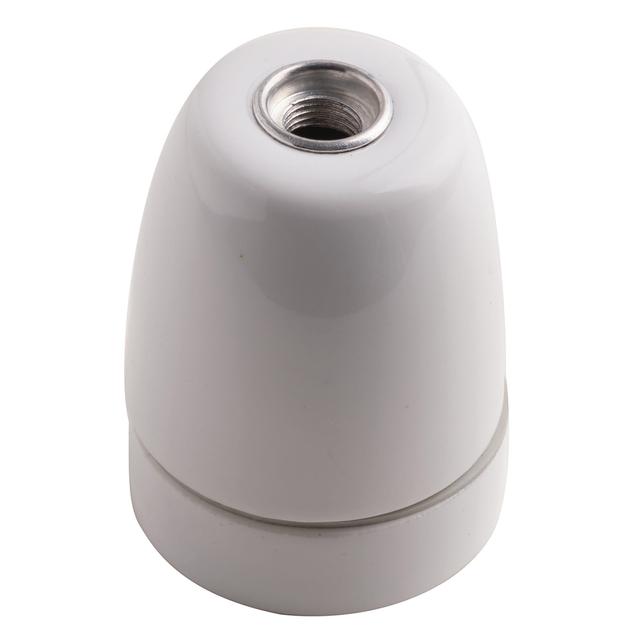 PORTALAMPADA CLAY E27 4,5x6 cm IN PORCELLANA BIANCA | Tecnomat PORTALAMPADA CLAY E27 4,5x6 cm IN PORCELLANA BIANCA | Tecnomat