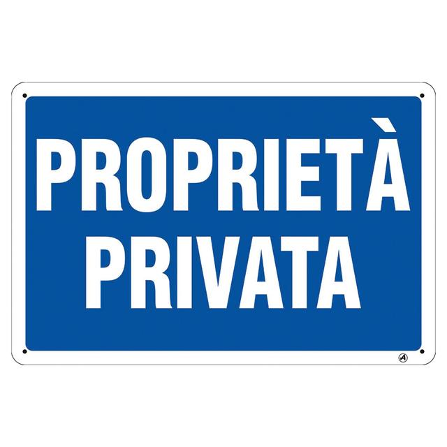 TARGA PROPRIETA' PRIVATA IN ALLUMINIO 30x20 cm | Tecnomat TARGA PROPRIETA' PRIVATA IN ALLUMINIO 30x20 cm | Tecnomat