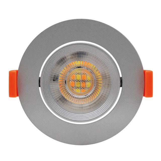 FARETTO DA INCASSO LED VIVIDA KRIS SILVER 7W FINO 640 lm CCT ORIENTABILE FORO Ø85 mm | Tecnomat FARETTO DA INCASSO LED VIVIDA KRIS SILVER 7W FINO 640 lm CCT ORIENTABILE FORO Ø85 mm | Tecnomat