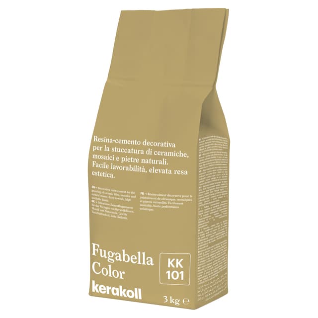 STUCCO FUGABELLA COLOR KERAKOLL KK 101 3kg FUGA 0-20 mm USO INTERNO ED ESTERNO | Tecnomat STUCCO FUGABELLA COLOR KERAKOLL KK 101 3kg FUGA 0-20 mm USO INTERNO ED ESTERNO - 2 | Tecnomat