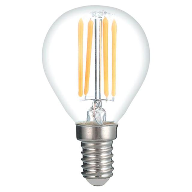 LAMPADINA SUPREMA LED FILAMENTO SFERA E14 3,8W 60W 806lm 6500K 45x78 mm CLASSE A | Tecnomat LAMPADINA SUPREMA LED FILAMENTO SFERA E14 3,8W 60W 806lm 6500K 45x78 mm CLASSE A - 2 | Tecnomat