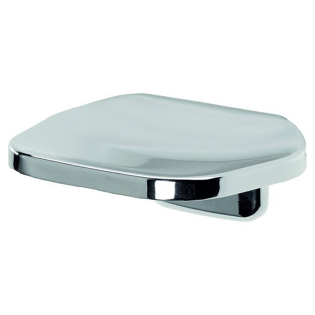 PORTASAPONE SERIE K2 IN METALLO CROMATO CON PIATTINO IN METALLO FISSAGGIO A MURO | Tecnomat PORTASAPONE SERIE K2 IN METALLO CROMATO CON PIATTINO IN METALLO FISSAGGIO A MURO - 2 | Tecnomat