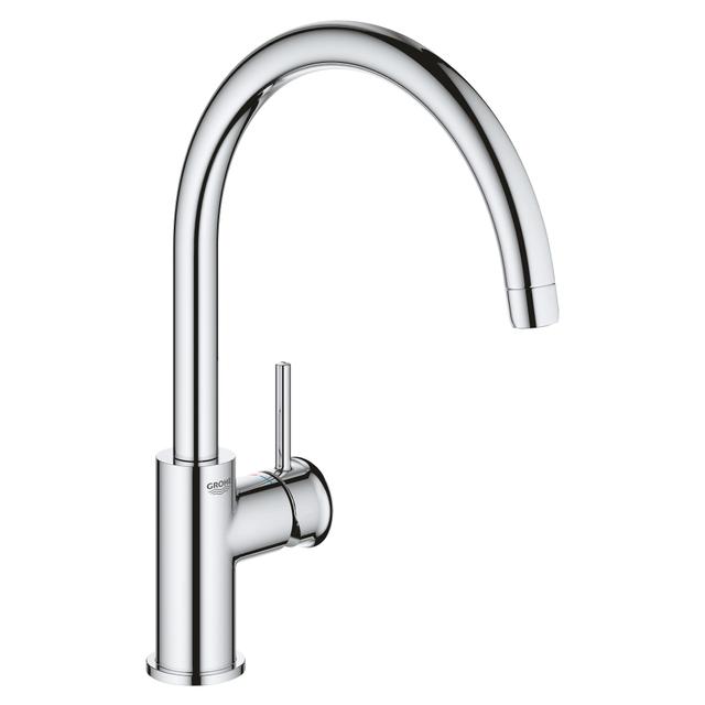 MISCELATORE LAVELLO GROHE BAUCLASSIC CROMO BOCCA ALTA AD ARCO CARTUCCIA Ø 28 mm 31535001 | Tecnomat MISCELATORE LAVELLO GROHE BAUCLASSIC CROMO BOCCA ALTA AD ARCO CARTUCCIA Ø 28 mm 31535001 | Tecnomat