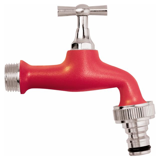 RUBINETTO STANDARD VERNICIATO ROSSO CON INNESTO RAPIDO 1/2" | Tecnomat RUBINETTO STANDARD VERNICIATO ROSSO CON INNESTO RAPIDO 1/2" | Tecnomat