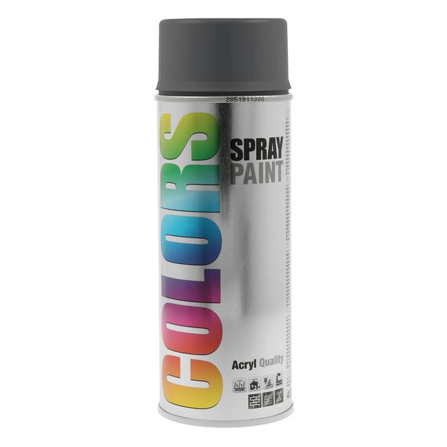 SMALTO SPRAY COLORS MOTIP RAL 7011 GRIGIO FERRO 400 ml 2 - 4 m² CON 1 l | Tecnomat SMALTO SPRAY COLORS MOTIP RAL 7011 GRIGIO FERRO 400 ml 2 - 4 m² CON 1 l - 2 | Tecnomat