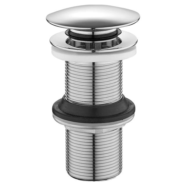 PILETTA LAVABO BIDET CLICK CLACK TECOM SENZA TROPPO PIENO 1''1/4 H 100 MM OTTONE CROMO TONDO | Tecnomat PILETTA LAVABO BIDET CLICK CLACK TECOM SENZA TROPPO PIENO 1''1/4 H 100 MM OTTONE CROMO TONDO | Tecnomat