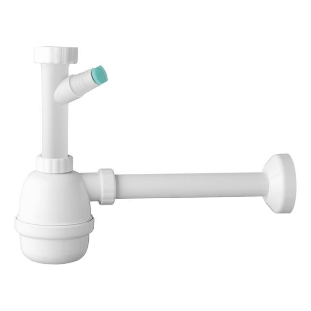 SIFONE LAVELLO FIASCO 1 VIA 1''1/4 1''1/2 SCARICO Ø32 mm CON ATTACCO LAVATRICE | Tecnomat SIFONE LAVELLO FIASCO 1 VIA 1''1/4 1''1/2 SCARICO Ø32 mm CON ATTACCO LAVATRICE | Tecnomat