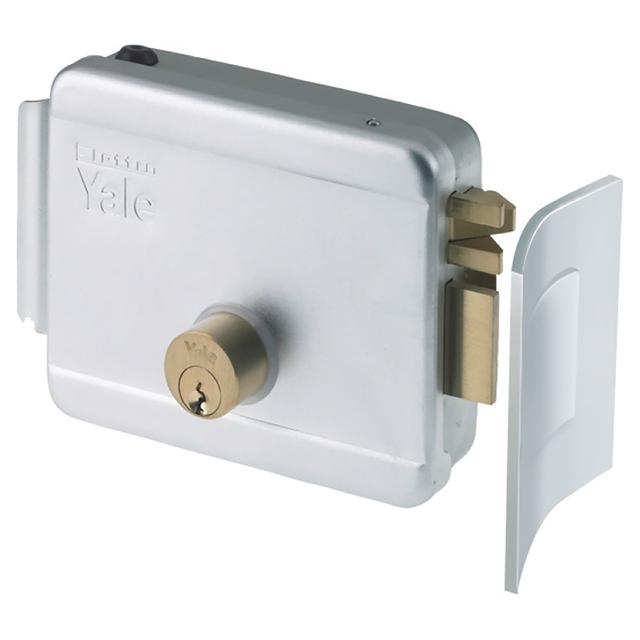 SERRATURA ELETTRICA YALE AD APPLICARE E60 mm DESTRA DOPPIO CILINDRO FISSO ZINCATA | Tecnomat SERRATURA ELETTRICA YALE AD APPLICARE E60 mm DESTRA DOPPIO CILINDRO FISSO ZINCATA | Tecnomat