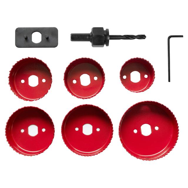 SET 6 FRESE A TAZZA Ø 51-60-64-70-76- 86 mm PER LEGNO PLASTICA E MATERIALI MORBIDI | Tecnomat SET 6 FRESE A TAZZA Ø 51-60-64-70-76- 86 mm PER LEGNO PLASTICA E MATERIALI MORBIDI | Tecnomat