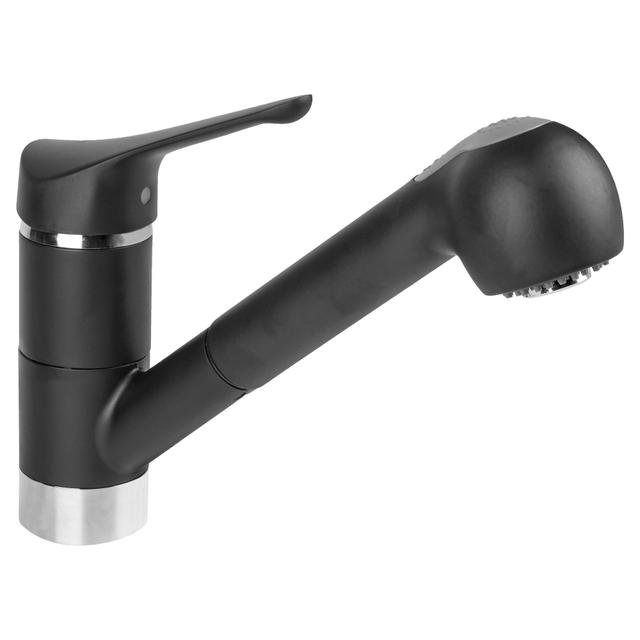 MISCELATORE LAVELLO RENATO PIRALLA ZERAF NERO OPACO BOCCA BASSA ESTRAIBILE CARTUCCIA Ø40 mm | Tecnomat MISCELATORE LAVELLO RENATO PIRALLA ZERAF NERO OPACO BOCCA BASSA ESTRAIBILE CARTUCCIA Ø40 mm - 2 | Tecnomat