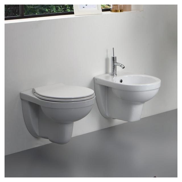 BIDET SERIE AZUR SOSPESO IN CERAMICA BIANCA | Tecnomat BIDET SERIE AZUR SOSPESO IN CERAMICA BIANCA | Tecnomat