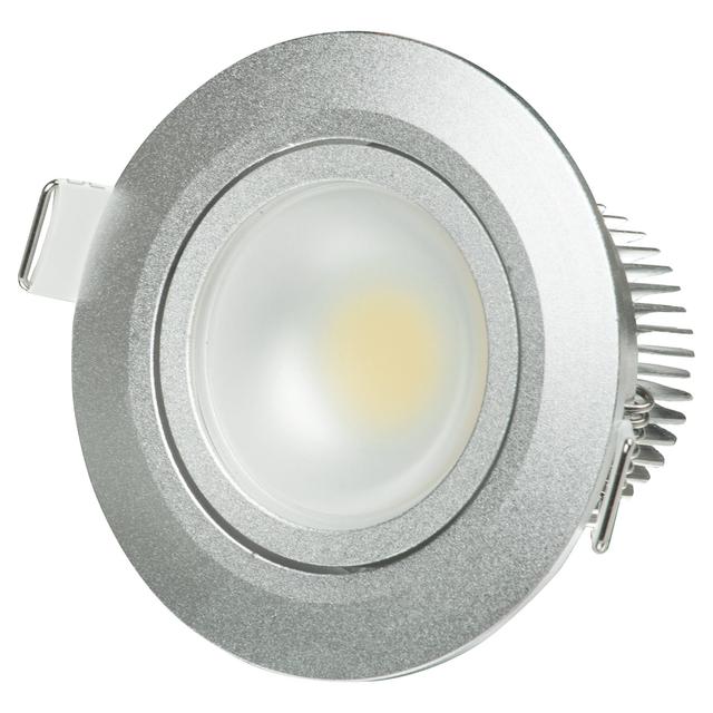 FARETTO INCASSO VIVIDA LED COB 8W TONDO SILVER 4000K 750 lumen DIMENSIONI Ø 85x43 mm | Tecnomat FARETTO INCASSO VIVIDA LED COB 8W TONDO SILVER 4000K 750 lumen DIMENSIONI Ø 85x43 mm | Tecnomat