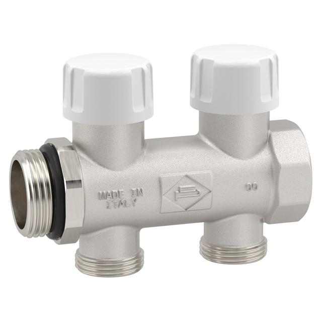 COLLETTORE DETENTORE POLETTI C33 2 VIE 3/4'' EUROKONO INGRESSO 1'' TERMOSTATIZZABILE | Tecnomat COLLETTORE DETENTORE POLETTI C33 2 VIE 3/4'' EUROKONO INGRESSO 1'' TERMOSTATIZZABILE | Tecnomat