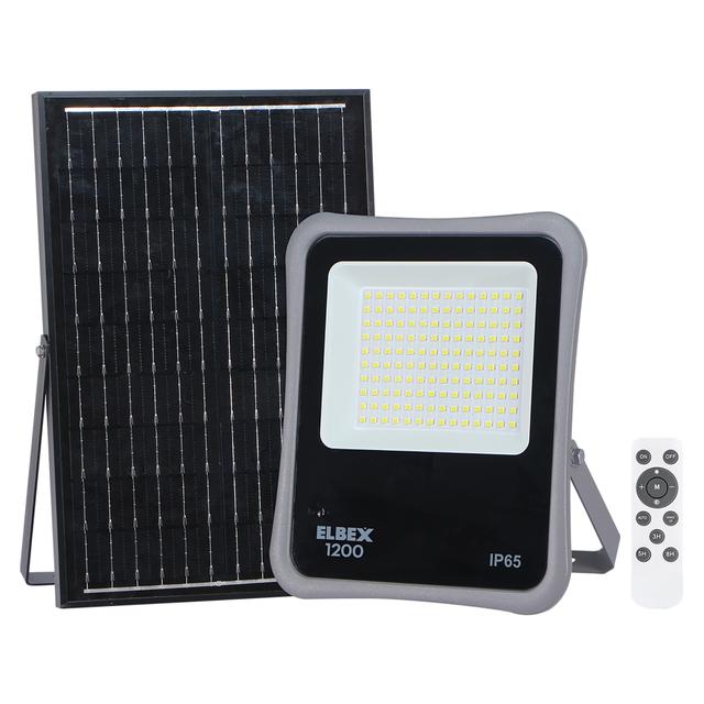 PROIETTORE SOLARE ELBEX SUDPOWER 1200lm 4000K IP65 CON PANNELLO E TELECOMANDO | Tecnomat PROIETTORE SOLARE ELBEX SUDPOWER 1200lm 4000K IP65 CON PANNELLO E TELECOMANDO - 2 | Tecnomat