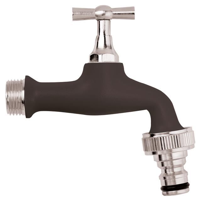 RUBINETTO STANDARD VERNICIATO NERO CON INNESTO RAPIDO 1/2" | Tecnomat RUBINETTO STANDARD VERNICIATO NERO CON INNESTO RAPIDO 1/2" | Tecnomat