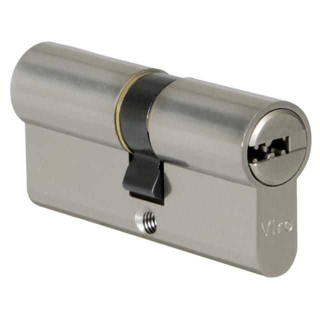 CILINDRO SICUREZZA VIRO PROFILO EUROPEO MISURA 66 = 31+35 mm NICHELATO | Tecnomat CILINDRO SICUREZZA VIRO PROFILO EUROPEO MISURA 66 = 31+35 mm NICHELATO | Tecnomat