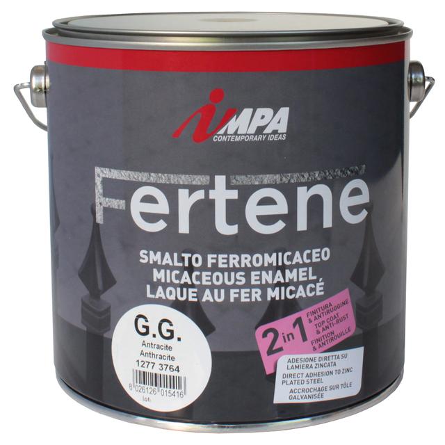 SMALTO FERROMICACEO IMPA ANTRACITE 2,5 l GRANA GROSSA LAMIER ZINCATA 5-6 mq/l A 2 MANI | Tecnomat SMALTO FERROMICACEO IMPA ANTRACITE 2,5 l GRANA GROSSA LAMIER ZINCATA 5-6 mq/l A 2 MANI | Tecnomat