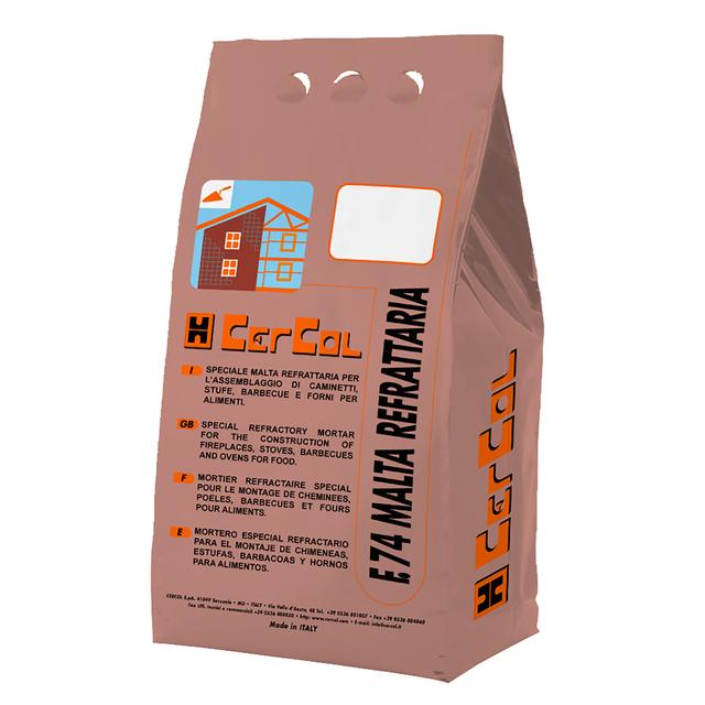 MALTA REFRATTARIA ALTE TEMPERATURE 5 kg FINO A 600° C | Tecnomat MALTA REFRATTARIA ALTE TEMPERATURE 5 kg FINO A 600° C - 2 | Tecnomat