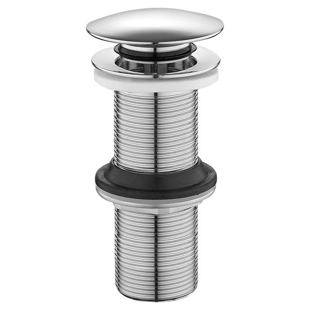 PILETTA LAVABO BIDET CLICK CLACK TECOM SENZA TROPPO PIENO 1''1/4 H 150 MM OTTONE CROMO TONDO | Tecnomat PILETTA LAVABO BIDET CLICK CLACK TECOM SENZA TROPPO PIENO 1''1/4 H 150 MM OTTONE CROMO TONDO | Tecnomat