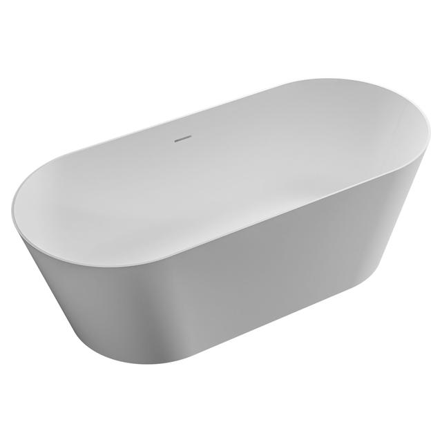 VASCA FREESTANDING OVALE 170x55x75 cm (LxHxP) IN SOLID SURFACE BIANCO OPACO CAPACITA 338 l | Tecnomat VASCA FREESTANDING OVALE 170x55x75 cm (LxHxP) IN SOLID SURFACE BIANCO OPACO CAPACITA 338 l | Tecnomat